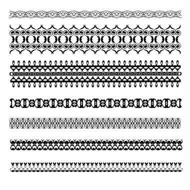 Dekoratif sınırları. Davetiyeler, kartpostallar ve diğer basılı ürünler için desenli, çerçeve.