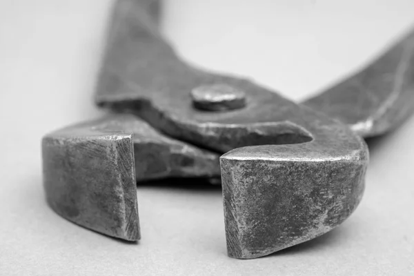 Инструменты Выдергивания Ногтей Старые Металлические Плоскогубцы — стоковое фото