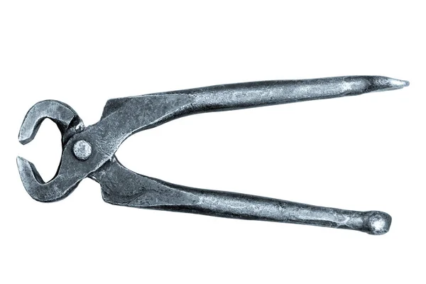 Narzędzia Ciągnięcia Paznokcie Stare Metalowe Szczypce — Zdjęcie stockowe