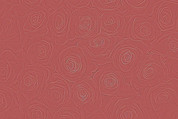 Motif Graphique Des Pétales Rose — Photo