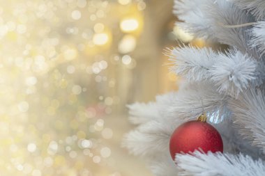 Noel arka plan - dalları, oyuncaklar, kar.