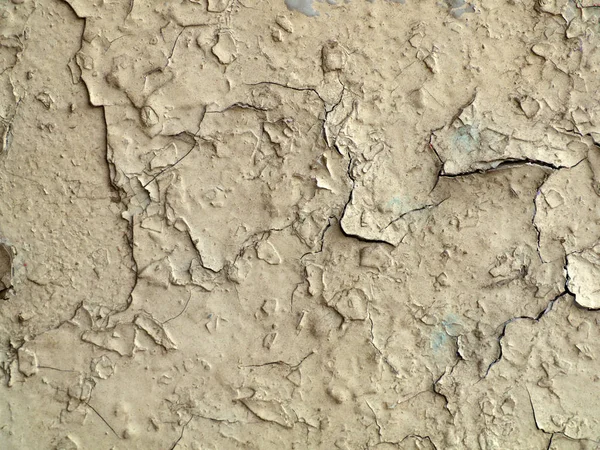 Gray Cracked Paint Old Wall Background Surface Destroyed Time Weather — Stock Photo, Image