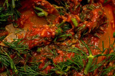 Masada ev yapımı sebze salatası