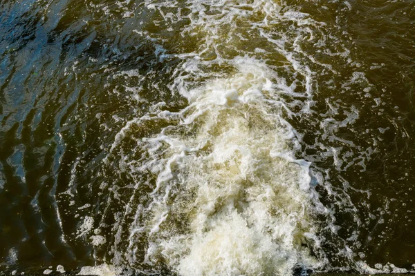 Вода Поступающая Очистных Сооружений — стоковое фото