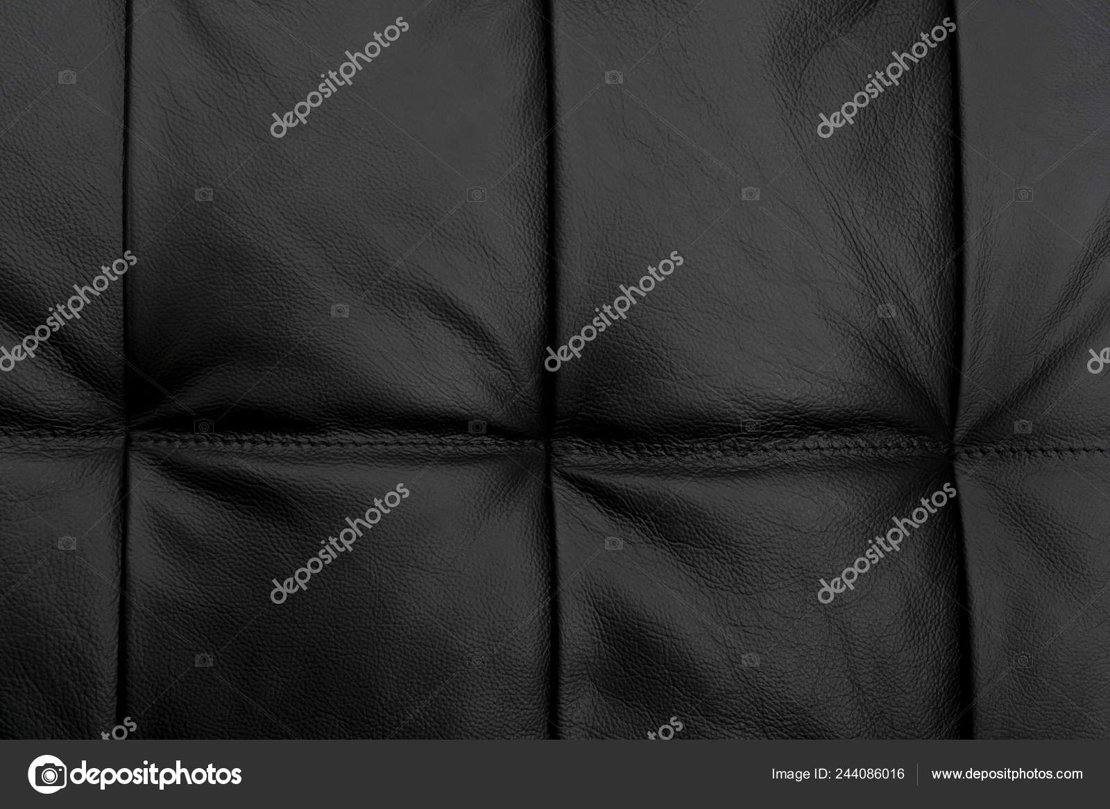 Black Leather Sofa Texture Stock Photo Sandipruel 244086016