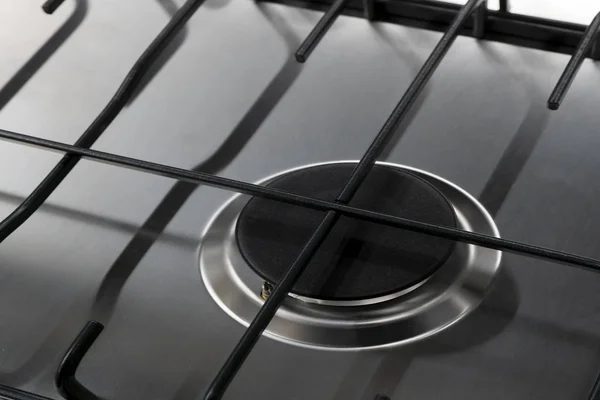 Fogão Gás Moderno Para Cozinhar Cozinha — Fotografia de Stock