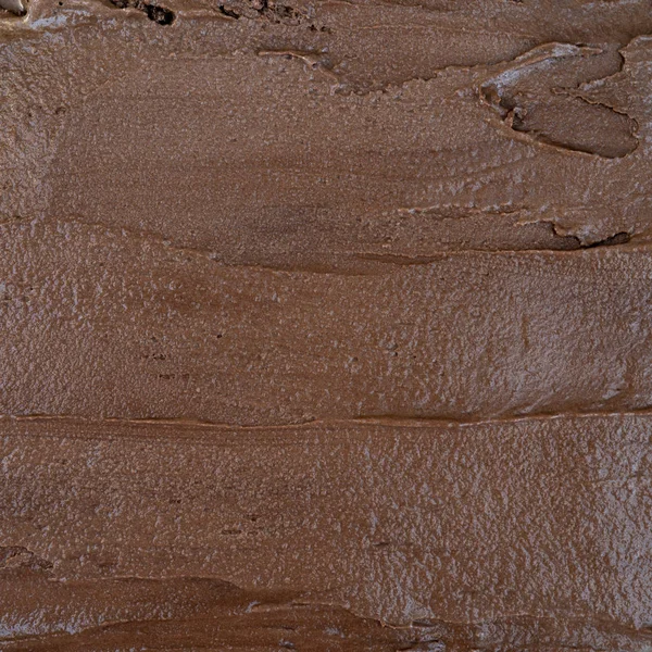 チョコレート アイス クリームのテクスチャー トップ ビュー — ストック写真