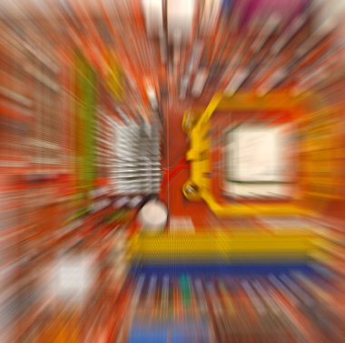 Bulanık arka plan bilgisayar ayrıntıları ile