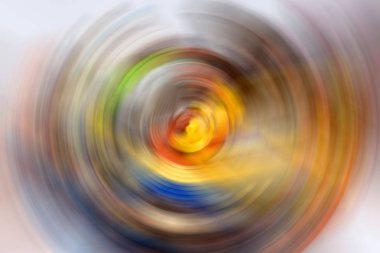 Çok renkli halkalar - yumuşak odak arka plan