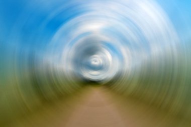 Renkli halkalar - bulanık arka plan