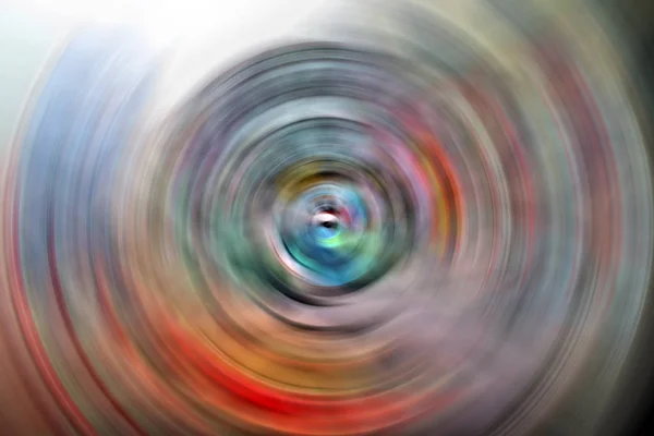 Kleurrijke Ringen Wazig Abstracte Achtergrond — Stockfoto