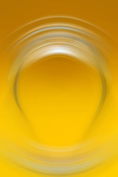 Vide Pot Carré Verre Sur Fond Jaune — Photo