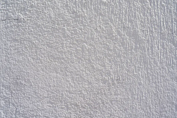 Zbliżenie Teksturowanej Białej Ściany — Zdjęcie stockowe