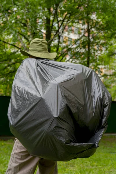 Empty Plastic Bottles Trash Bag — Stock Photo, Image