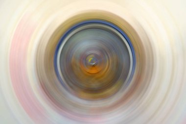 Renkli Spin Circle Radyal Hareket Bulanıklığı Soyut Arka Plan. 