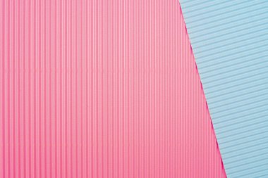 Oluklu kağıt renkli arka plan. Yumuşak odak. Kopyalama alanı