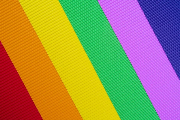 Gekleurde Achtergrond Van Gegolfd Papier Zachte Focus Ruimte Kopiëren — Stockfoto