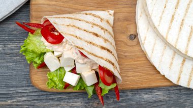 Sağlıklı bir yaşam tarzı için sebze rulo