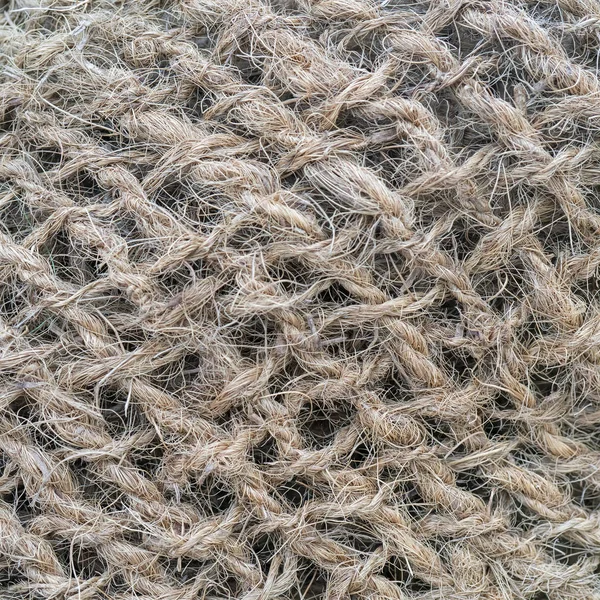 Плетеная Сетка Грубой Веревки — стоковое фото