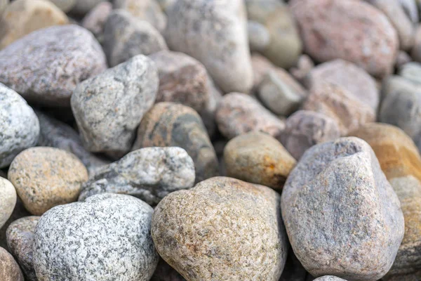 Pebbles Pantai Batu Bulat Pantai — Stok Foto