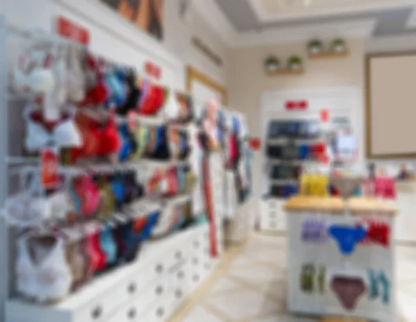 Interior Clothing Store Blurred Background — Stock Photo, Image