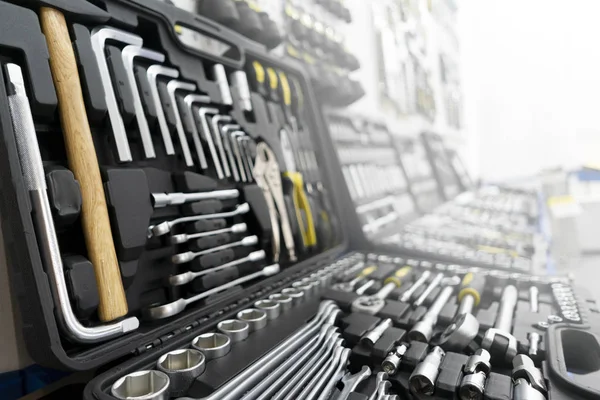 Modern Tools Table — Stock Photo, Image