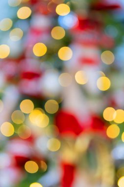 Soyut renkli bokeh arkaplanı. sönmüş ışıklar