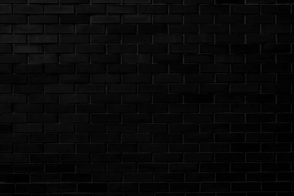 Black Brick Wall Background — Stock Photo, Image