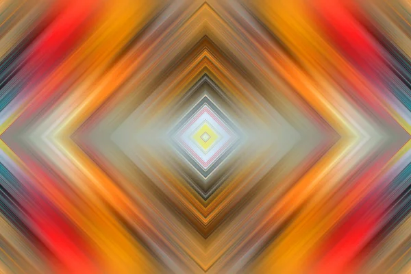 視野に正方形を成長させます 抽象幾何学的背景 輝線のパターン 流線型対称未来的質感 — ストック写真