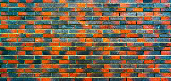 赤レンガの壁 ロフトインテリアデザイン 建築的背景 — ストック写真