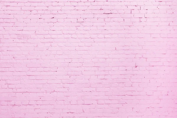 Roze Bakstenen Muur Loft Interieur Ontwerp Roze Verf Van Gevel — Stockfoto