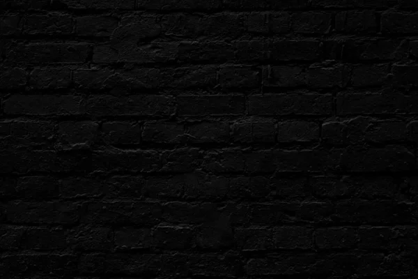 Абстрактний Фон Чорної Цегляної Стіни — стокове фото
