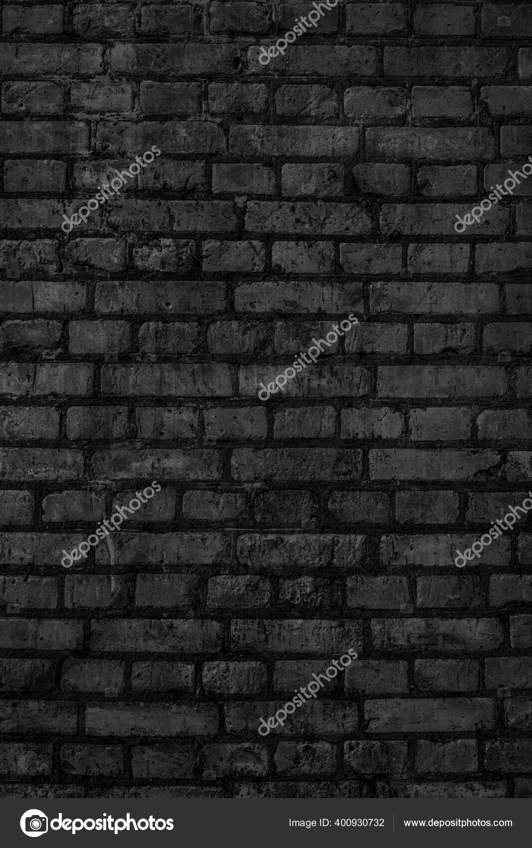 Background Old Black Brick Wall Design Interior Various Scenes Background Stock Photo Image By C Sandipruel