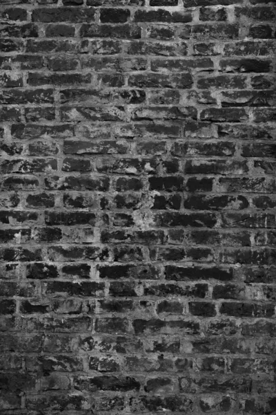 Фон Старої Чорної Цегляної Стіни Дизайну Інтер Єру Різних Сцен — стокове фото