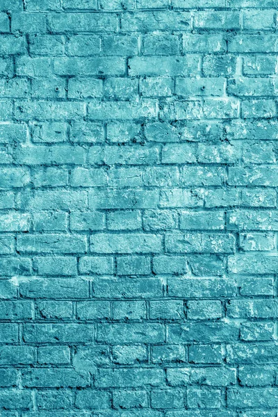 Fundo Antiga Parede Tijolo Azul Para Design Interior Várias Cenas — Fotografia de Stock