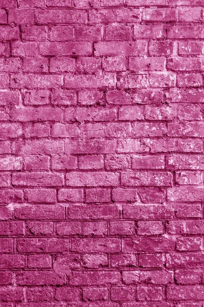 Fondo Antigua Pared Ladrillo Rosa Para Interiores Diseño Varias Escenas — Foto de Stock