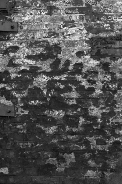 Tło Starej Ściany Czarnej Cegły Projektowania Wnętrz Różnych Scen Lub — Zdjęcie stockowe