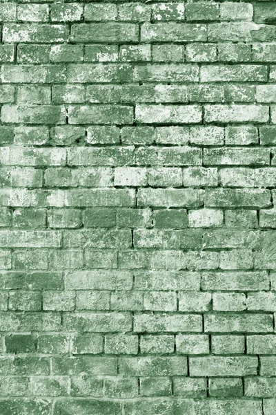 Bakgrunden Till Den Gamla Gröna Tegelväggen För Inredning Och Olika — Stockfoto