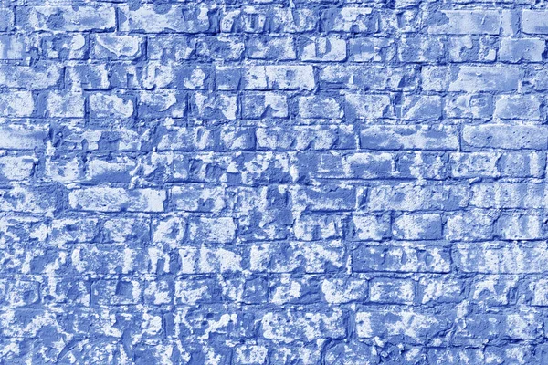Fondo Antigua Pared Ladrillo Azul Para Interiores Diseño Varias Escenas —  Fotos de Stock