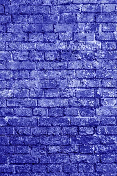 Background Old Blue Brick Wall Design Interior Various Scenes Background — Stock Photo, Image