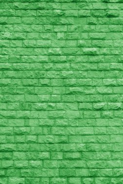 Tasarım için yeşil tuğla duvarın arka planı ve çeşitli arkaplanlar
