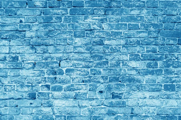 Pozadí Modré Cihlové Stěny Pro Design Interiéru Různé Kulisy — Stock fotografie