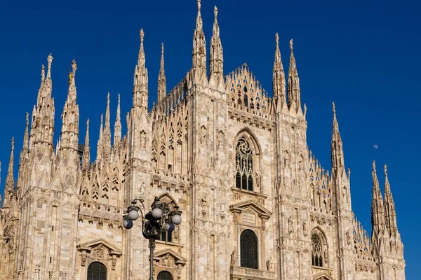 Facciata Duomo Milano Lombardia Italia — Foto Stock