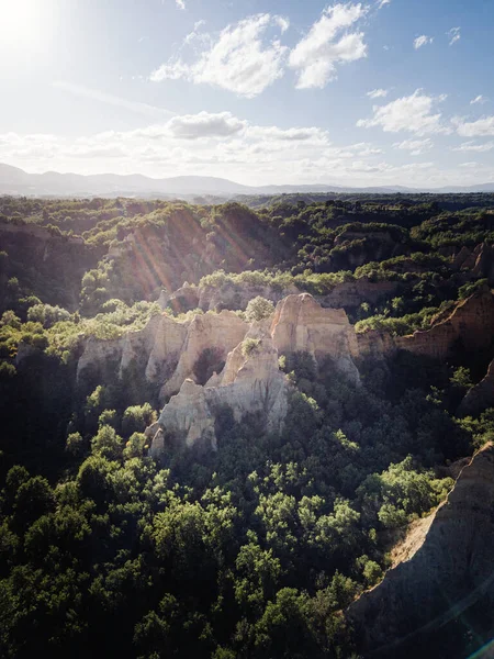 Balze Valdarno, canyon in Toscana, Italia . — Foto Stock