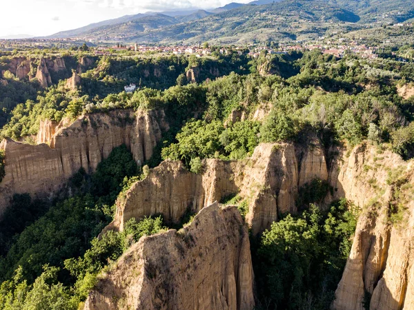 Balze Valdarno, canyon i Toscana, Italia. – stockfoto