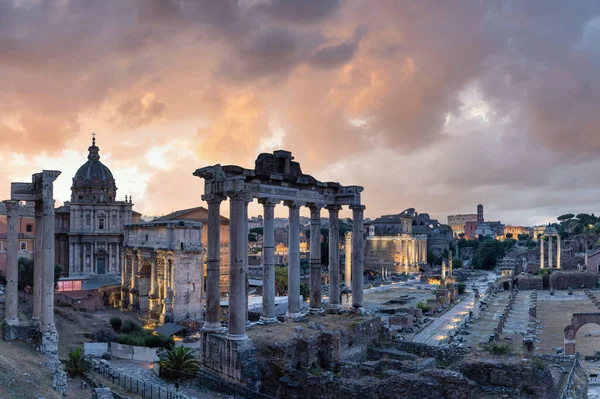 Roman Forum at sunrise, Rome, Italy — Stock Photo, Image