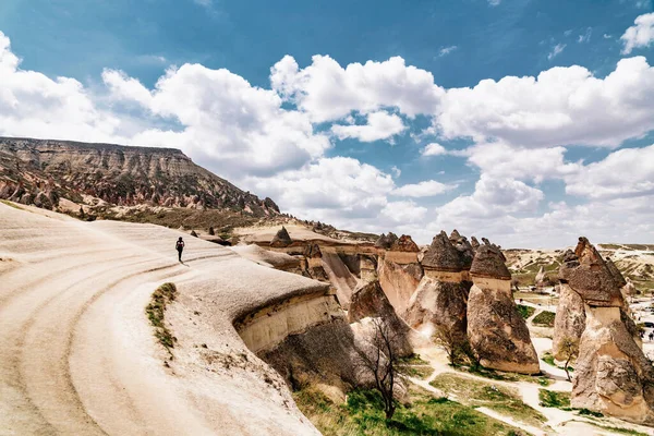 Goreme, Kapadokya, Nevsehir ili, Orta Anadolu, Türkiye — Stok fotoğraf