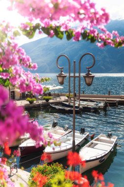 Limon, Garda Gölü 'ndeki kasaba, Lombardy, İtalya
