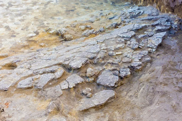 Archäologische Ausgrabungen Überreste Der Siedlung Die Sensen — Stockfoto