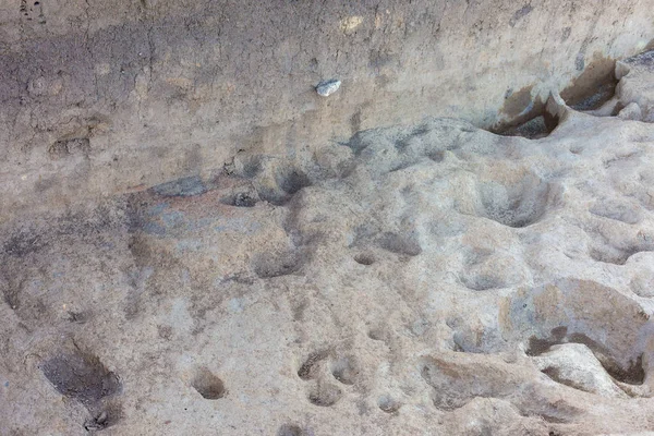 Archäologische Ausgrabungen Überreste Der Siedlung Die Sensen — Stockfoto